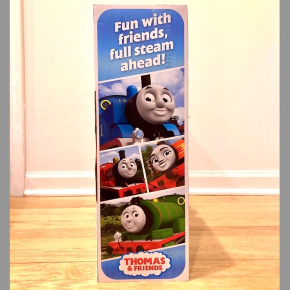 Talking Thomas & Percy Train Set, Motorized Train and Track 42 Pieces New In Box - Picture 12 of 17